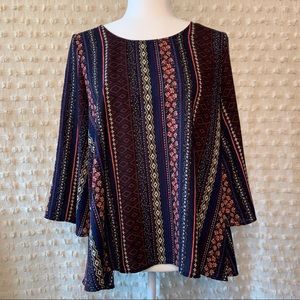 Francesca’s Collections | Boho Patterned Top
